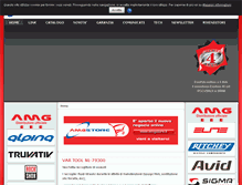 Tablet Screenshot of amgsrl.com